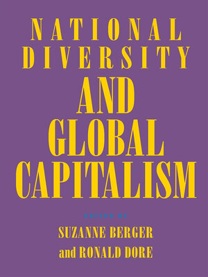 cover image of National Diversity and Global Capitalism